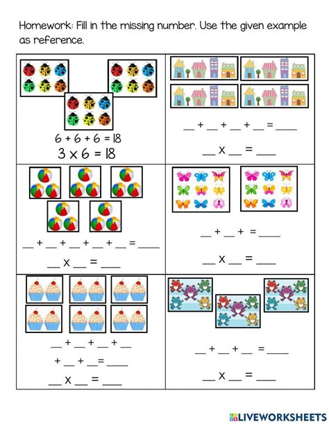 Multiplication As Repeated Addition Live Worksheets Multiplication As Repeated Addition Worksheet - Multiplication As Repeated Addition Worksheet