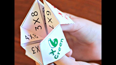 Multiplication Cootie Catchers Fortune Tellers Cootie Catchers For Math - Cootie Catchers For Math
