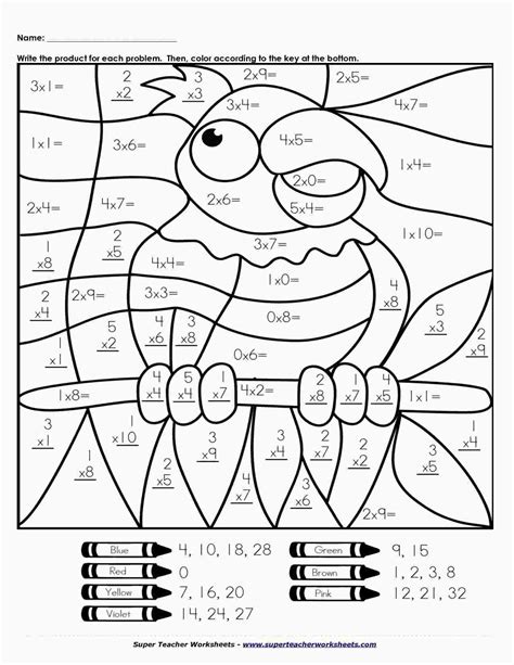 Multiplication Facts Coloring Worksheet Teachers Pay Teachers Tpt Multiplication Facts Coloring Worksheet - Multiplication Facts Coloring Worksheet