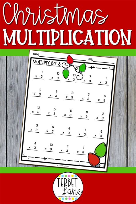 Multiplication Holiday Worksheets Teaching Resources Tpt Holiday Multiplication Worksheet - Holiday Multiplication Worksheet