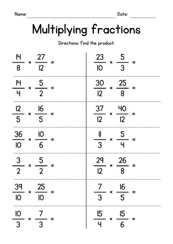Multiplication Of Improper Fractions Worksheets Aged 9 11 Cancelling Fractions Worksheet - Cancelling Fractions Worksheet