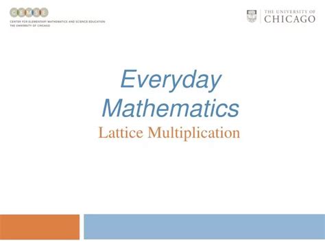Multiplication Ppt Everyday Math Multiplication - Everyday Math Multiplication