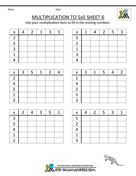 Multiplication Printable Worksheets Math Salamanders Long Multiplication Worksheet - Long Multiplication Worksheet