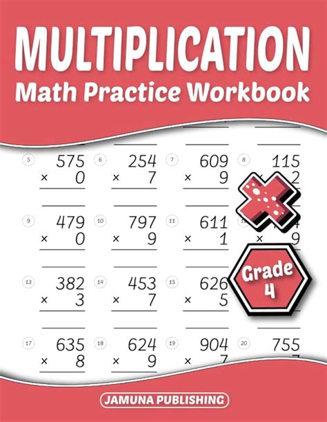 multiplication workbook grade 4 math essentials c