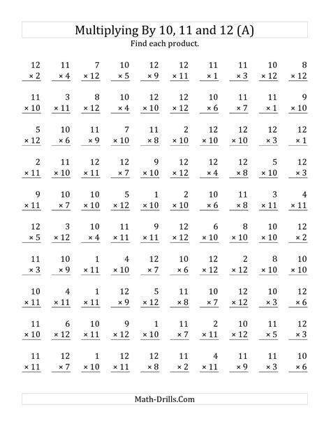 Multiplication Worksheets 12th Grade Multiplying 1 To 12 Multiplication Rules Worksheet 4th Grade - Multiplication Rules Worksheet 4th Grade