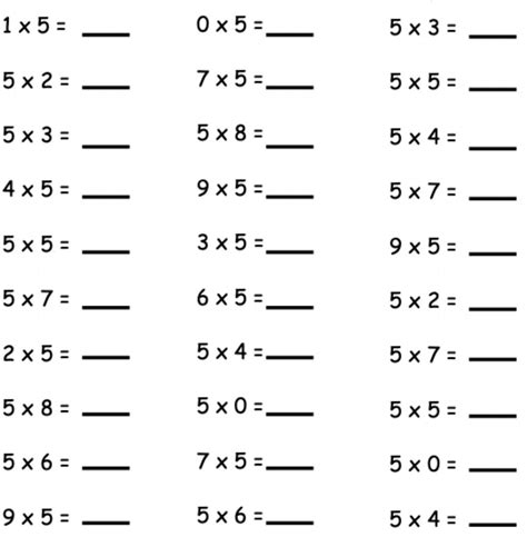 Multiplication Worksheets 5s Times Tables Worksheets Multiplication Worksheet 4s - Multiplication Worksheet 4s