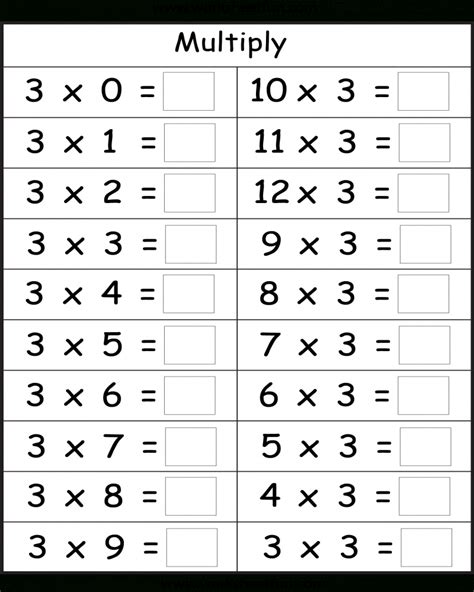 Multiplication Worksheets Basic Facts With 8 As A 8 Math Facts - 8 Math Facts