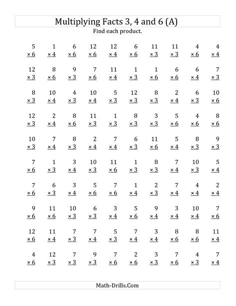 Multiplication Worksheets For Grades 3 4 And 5 Grade 5 Multiplication Worksheet - Grade 5 Multiplication Worksheet