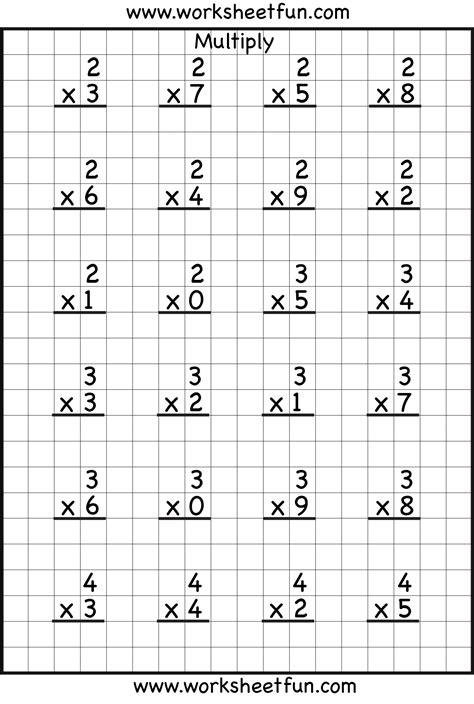 Multiplication Worksheets Free Printable Worksheets Worksheetfun Basic Multiplication Worksheet - Basic Multiplication Worksheet