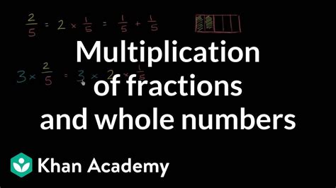 Multiply Fractions Khan Academy Multiples Fractions - Multiples Fractions