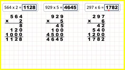 Multiply In Columns 2 By 3 Digit Numbers 3 Digit By 2 Digit Multiplication - 3 Digit By 2 Digit Multiplication