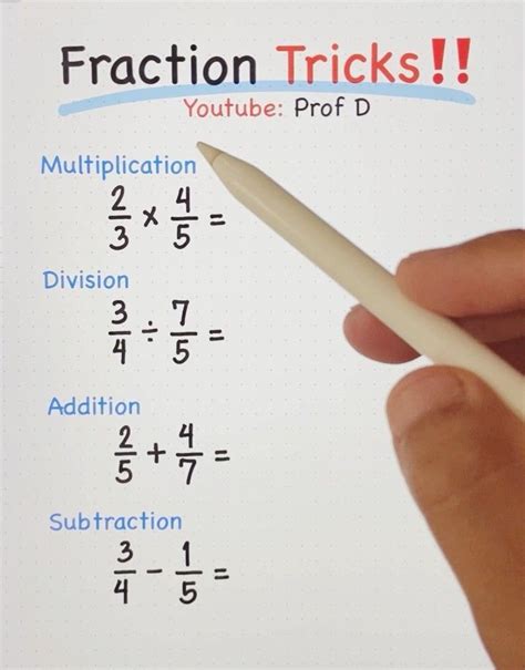 Multiply With Fractions   3 Minute Math How To Multiply Fractions - Multiply With Fractions