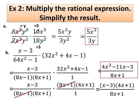 Multiplying And Dividing Rational Expressions Worksheet 8