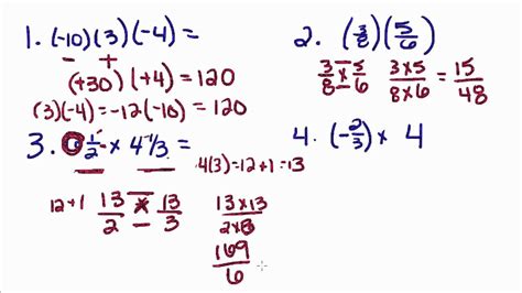 Multiplying And Dividing Real Numbers College Algebra Foundations Rewrite Division As Multiplication - Rewrite Division As Multiplication