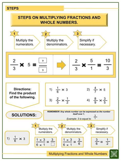 Multiplying Fractions And Whole Numbers 5th Grade Math Multiplication Fraction Worksheet Grade 5 - Multiplication Fraction Worksheet Grade 5