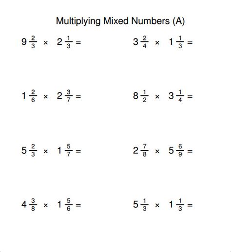 Multiplying Fractions With Unlike Denominators Worksheets Multiply Fractions With Like Denominators - Multiply Fractions With Like Denominators