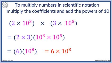 Multiplying Using Scientific Notation