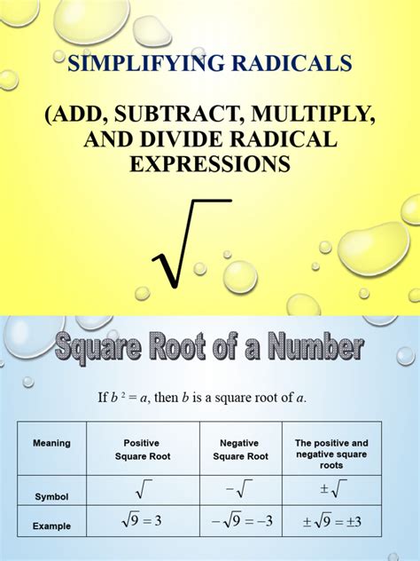 Full Download Multiplying And Dividing Radicals Square Roots 