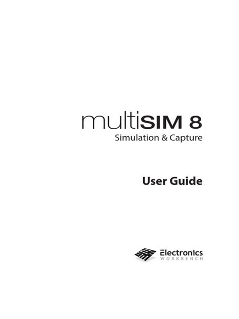 Read Online Multisim 8 User Guide 
