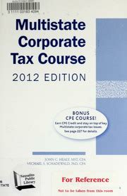Download Multistate Corporate Tax Course 2009 Edition 