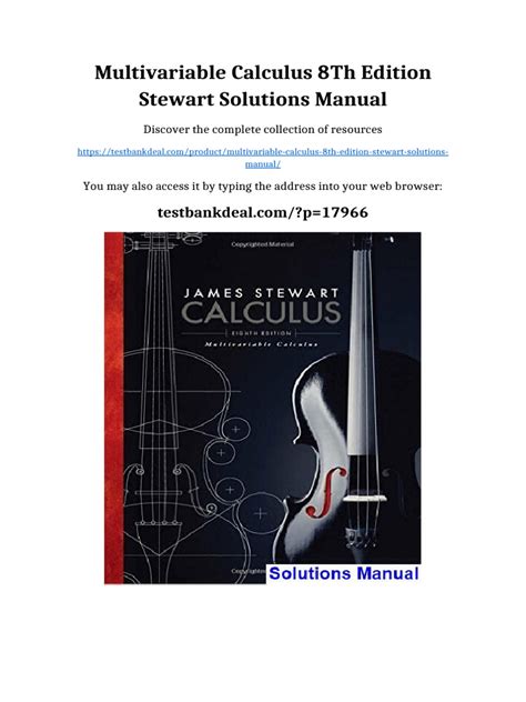Multivariable Calculus Stewart Solutions