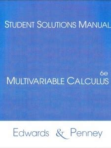 Download Multivariable Calculus Edwards Penney Solutions 