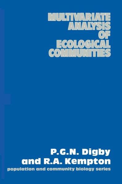 Multivariate Analysis Of Ecological Communities In R