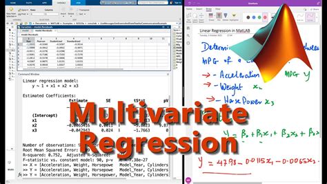 multivariate linear regression matlab tutorial
