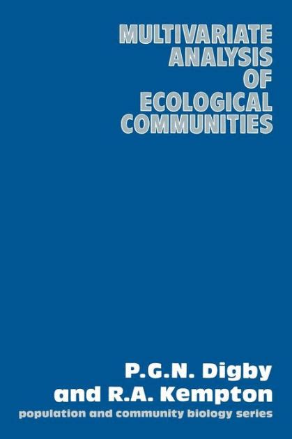Read Multivariate Analysis Of Ecological Communities In R 