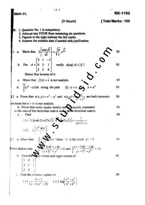 Download Mumbai University Computer Question Paper 