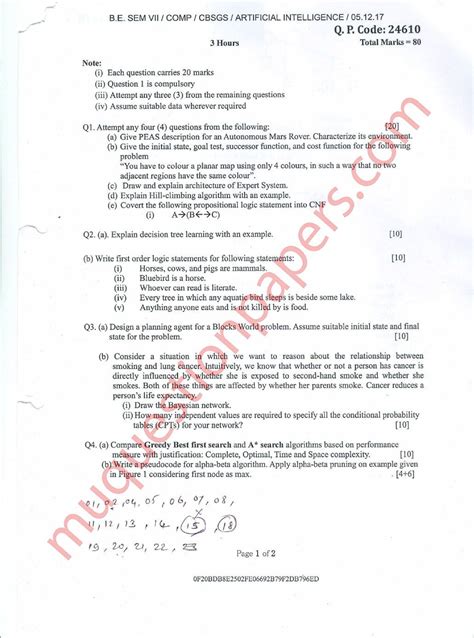 Download Mumbai University Computer Question Paper 