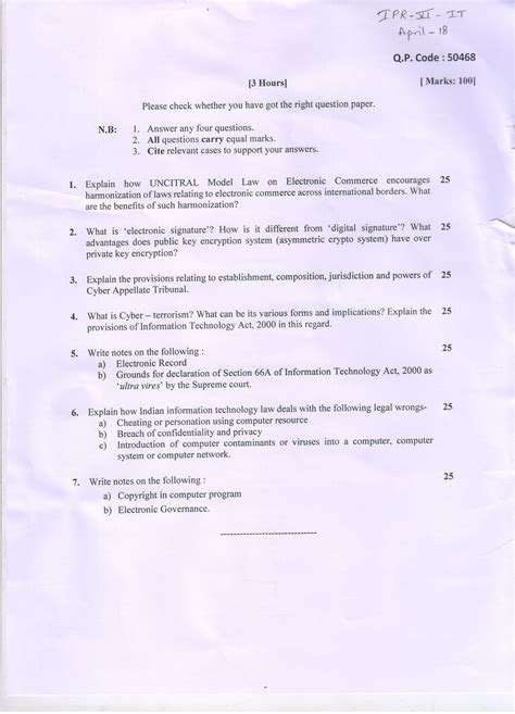 Read Online Mumbai University Question Papers Llb 