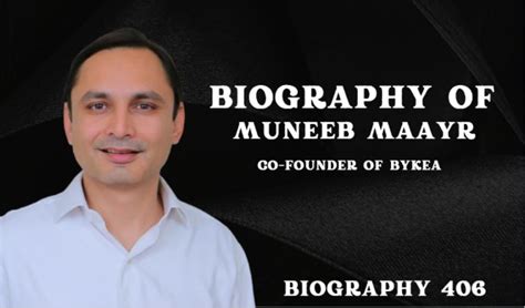 muneeb but biography template