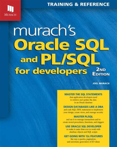 Read Murachs Oracle Sql And Pl Training Reference Paperback 