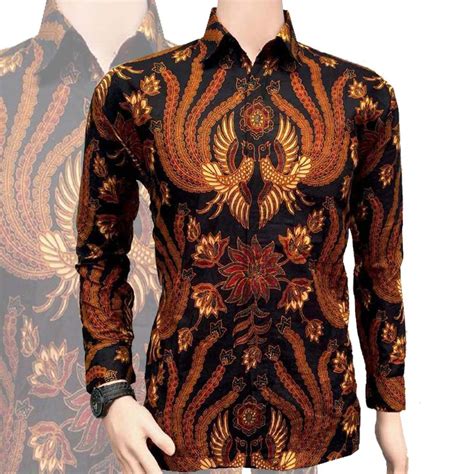 Murah Kemeja Batik Pria Baju Batik Pria Foys52 Baju Sablo Jurusan Tsm - Baju Sablo Jurusan Tsm