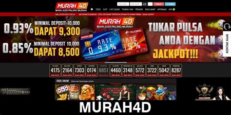 Murah4d  Agen Togel Online  Situs Slot Online Terpercaya - Rumah4d