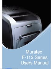 Full Download Muratec F 112 User Guide 
