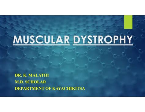 Muscular Dystrophy Ppt