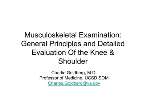 Full Download Musculoskeletal Examination General Principles And 