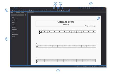 Musescore 4 Accent Below