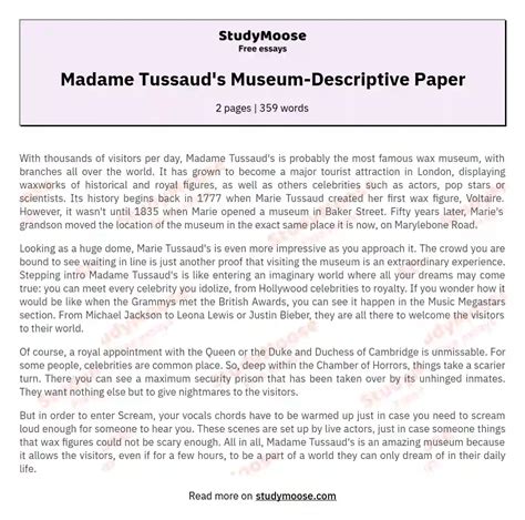 Download Museum Essay Paper 