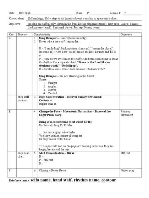 Music Lesson Plans For First Grade First Semester 2nd Grade Music Lesson Plans - 2nd Grade Music Lesson Plans