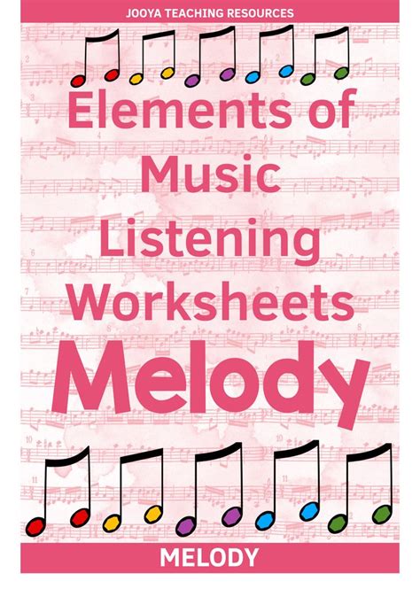 Music Listening Worksheet Melody Music Lesson Plans Sound And Music Worksheet Answers - Sound And Music Worksheet Answers