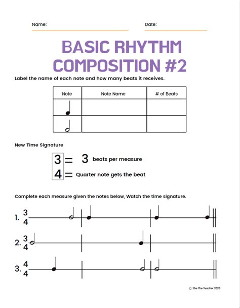 Music Theory Worksheets Music Composition Worksheet - Music Composition Worksheet