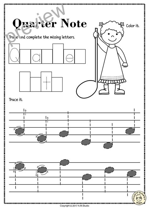 Music Tracing Worksheets Notes Rests And Symbols Made Music Symbols Worksheet - Music Symbols Worksheet