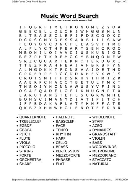 Music Word Search Puzzle Puzzles To Play Sheet Music 101 Word Search - Sheet Music 101 Word Search
