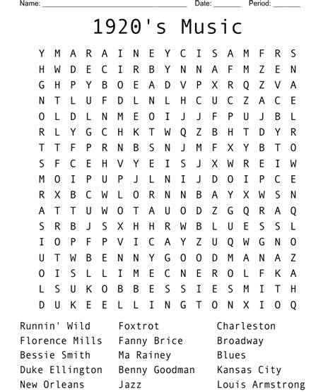 Music Word Search Wordmint Sheet Music 101 Word Search - Sheet Music 101 Word Search