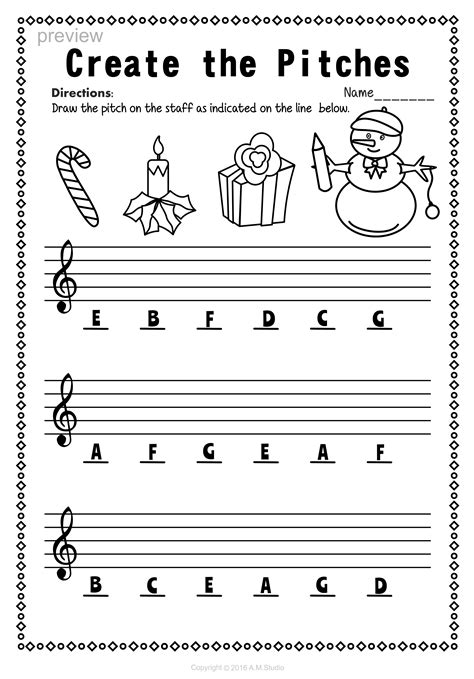 Music Worksheets For 4th Grade   Music Trace And Color Worksheets For Young Musicians - Music Worksheets For 4th Grade