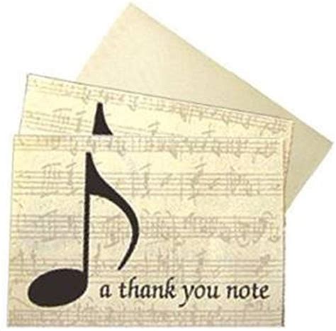 Full Download Music Note Cards Stationery Boxed Cards 