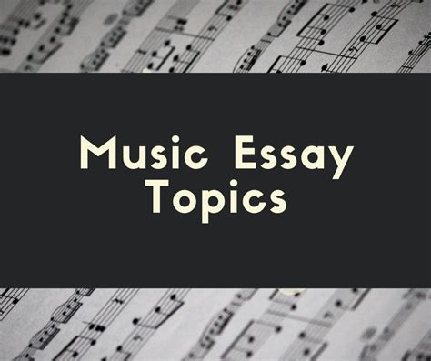 Full Download Music Topics To Write A Paper About 
